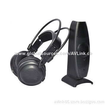 3-channel 915MHz RF Wireless Stereo Headphones for Silent Disco Party, Computers, TV, Mobile Phones